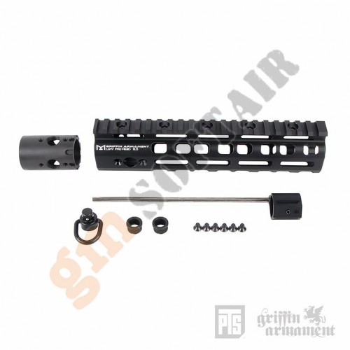 PTS Griffin Armament Low Pro RIGID M-LOK 8.6&quot; Nero (GA025490307 PTS)