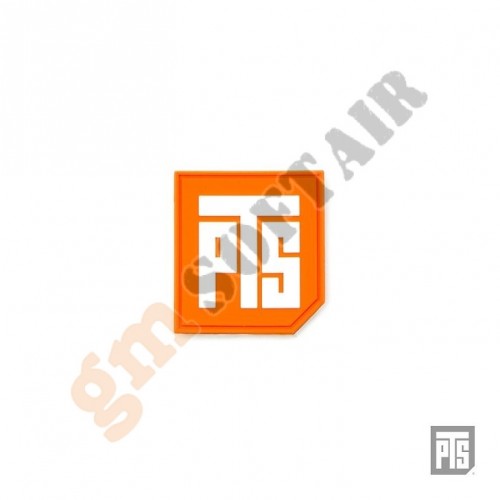 Patch 3D PVC Logo 1.5&quot; Orange (PT840530341 PTS)