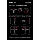 TITAN V2 NGRS Advanced Set CAVI POSTERIORI per Marui SRE (TTN4-ASR GATE)