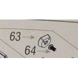 Piston Set (n.63+64) per AAP01 (U01-E ACTION ARMY)