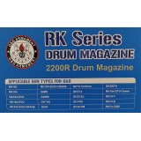 Drum Manuale per Serie RK da 2200 bb (G-08-180 G&G)