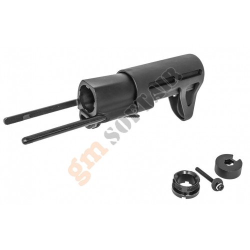 Calcio Retrattile BAS PDW in Metallo Nero (A682M CLASSIC ARMY)