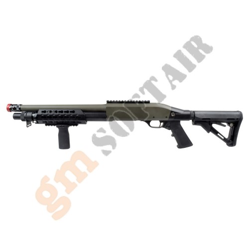 Fucile a Pompa 366 in Metallo OD/Nero (CM366B CYMA)