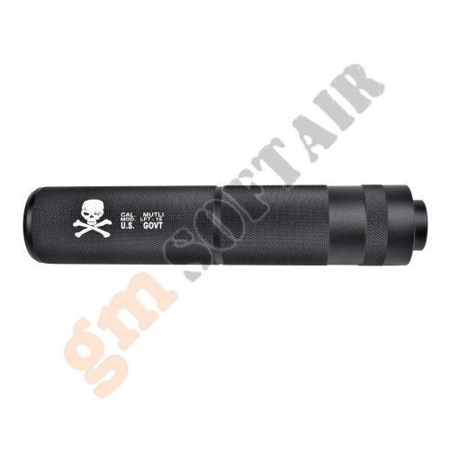 Silenziatore 155mm Nero Skull (HY-149F CYMA) Silenziatore 155mm Nero Skull (HY-149F CYMA)