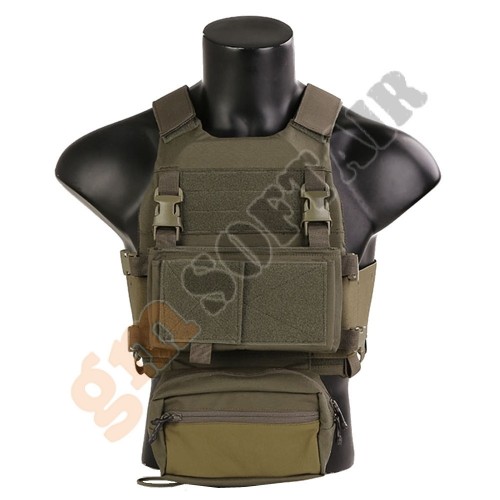 Combat Tactical Vest con Chest Rig Ranger Green (EM7407RG EMERSON)