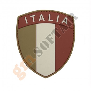 Patch PVC Italy flag shield Multicam (444130-5537 101 INC)