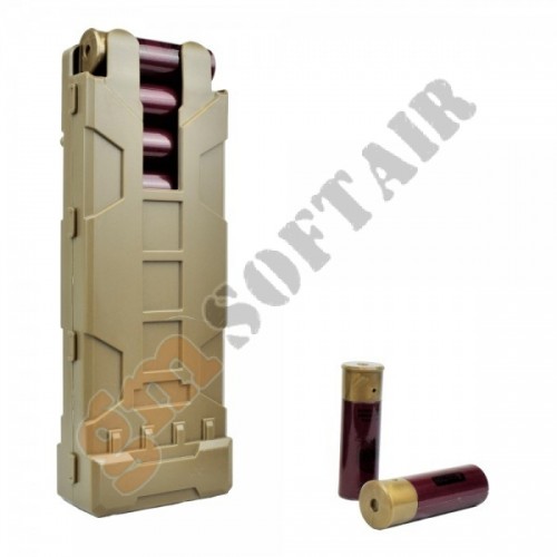 Porta Bossoli Rigido TAN (WO-EX0405 WOSPORT)