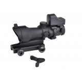ACOG 4X32 Scope con Mini Dot Nera