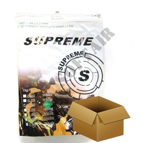 Scatola da 15 Buste da 1kg da 5000bb di 0.20g Light Green (SUPREME)