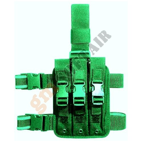 Porta caricatore cosciale triplo MP5 Verde