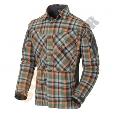 MBDU Flannel Shirt Timber Olive Plaid tg. L (KO-MBD-PO Helikon-Tex)