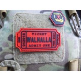 Patch 3D Walhalla Ticket Free Beer RED (JTG.WTBP.RED JTG)