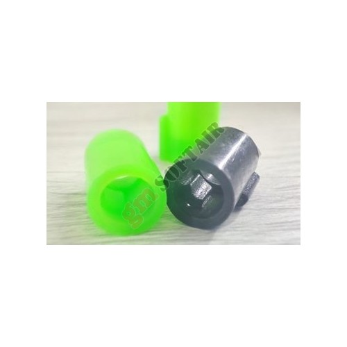 Kit 2 Gommini Hop Up Flat New HULK 50°/60° Nero/Verde E.S. Custom Works (ESCW-46)