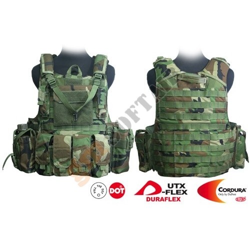 Force Recon Tactical Vest Woodland (V-14C(WC) GUARDER)