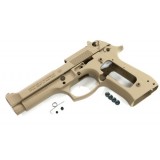 Aluminum Slide & Frame for MARUI M9 (TAN) (M92F-05(B)TAN Guarder)