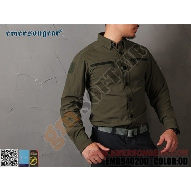 Blue Label Defender Tac-Shirt Olive Drab tg. S (EMB9402 Emerson)
