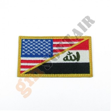 Patch US&IRAQ Military Maneuvers Embroided Full Color (KA-AC-2141-CO King Arms)