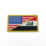 Patch US&IRAQ Military Maneuvers a Colori Ricamata (KA-AC-2141-CO King Arms)