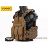 Blue Label Quick Release 094K Style Plate Carrier Coyote Brown (EMB7405CB Emerson)