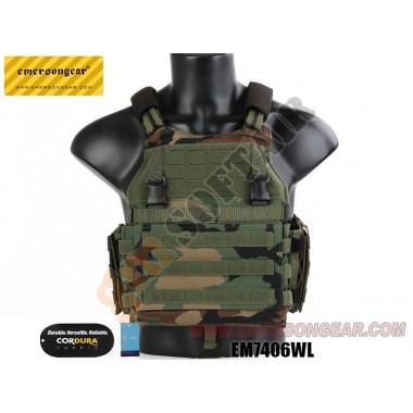 VS Style SCARAB Tactical Vest Woodland (EM7406 Emerson)