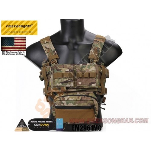 Micro Fight MK3 Chest Rig Nero (EM2961 Emerson)