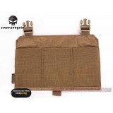 Rubber Style Triple M4 Magpouch Panel Coyote Brown (EM6408CB EMERSON)