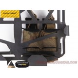 Double Pistol Magazine Pouch for SS Vest Coyote Brown (EM6374 Emerson)