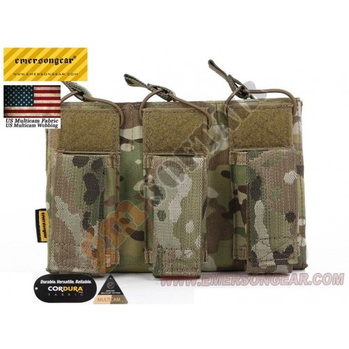 5.56 &amp; Pistol Single Open Top Magazine Pouch Coyote Brown (EM6361 Emerson)