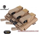 5.56 & Pistol Single Open Top Magazine Pouch Coyote Brown (EM6361 Emerson)