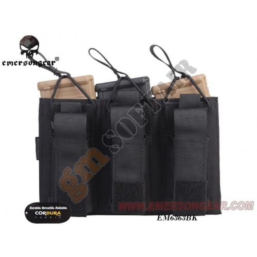 5.56 &amp; Pistol Single Open Top Magazine Pouch Coyote Brown (EM6361 Emerson)