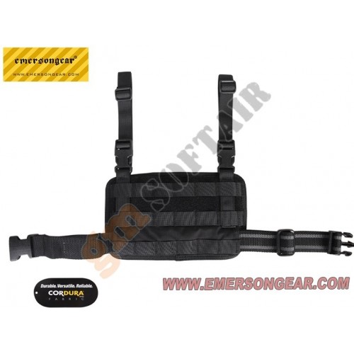 MOLLE Leg Accessory Bag Black (EM6277 Emerson)