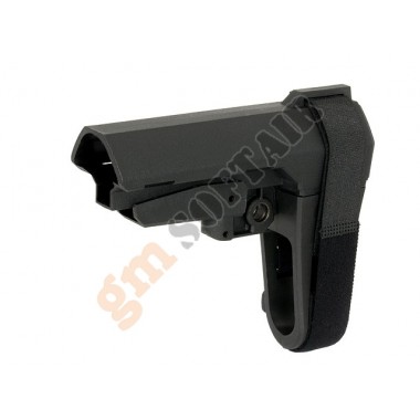 SBA Style Pistol Brace for AR15 Series Wolf Grey (BD3675 Big Dragon)
