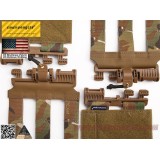 Vest Single Point Quick Release Mesh Cummerbund Black (EM7402 Emerson)