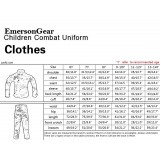 Combat Uniform for 13-14Y Children (EM6929 Emerson)