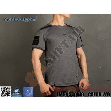 Blue Label UMP Frogmen Sport T-Shirt Wolf Grey tg. M (EMB9540 EMERSON)