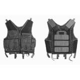 Gilet Tattico Rete e Cordura Nero (2ET02N Vega Holster)