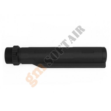 SI Style Lightweight Aluminium Buffer Tube for AR15 AEG Series Black (BD3678BK Big Dragon)