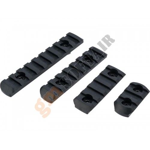 Set Slitte in Polimero per M-Lok (BD4162B BIG DRAGON)