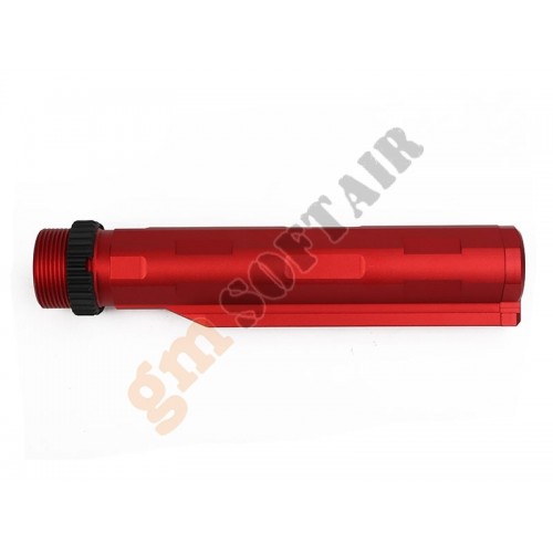 SI Style Lightweight Aluminium Stock Tube per M4 AEG RED (BD3678RD Big Dragon)