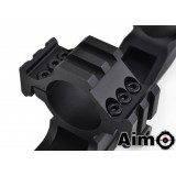 Supporto per Ottica Tri-Side Cantilever 30 mm Nero (AO9003 AIM-O)