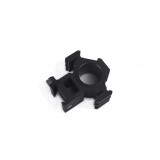 Coppia di Anelli Alti Tri-side Rail 25.4 - 30 mm Neri (AO9031 AIM-O)