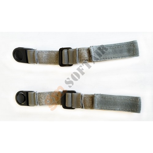 Ricambio Straps for Throat Mic Black (Z155 Z-Tactical)