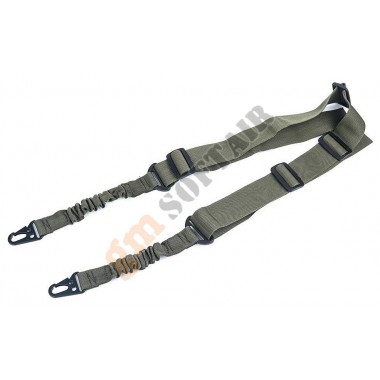 Tactical Adjustable Gun Sling Two Point Olive Drab (NH07004 nHelmet)
