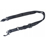 Tactical Adjustable Gun Sling Two Point Black (NH07004 nHelmet)