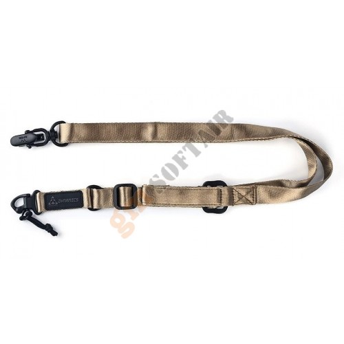 MS2 Multi Mission Rifle Sling With Patch Black (NH07005 nHelmet)