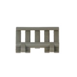 Rail Cover with Wire Loom 5-slot Black (MP02007 MP)