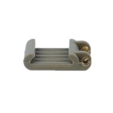 Rail Cover with Wire Loom 5-slot Black (MP02007 MP)