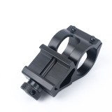 45° Offset Flashlight/Laser Mount 1" Black (ME04038 Metal)