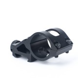 45° Offset Flashlight/Laser Mount 1" Black (ME04038 Metal)