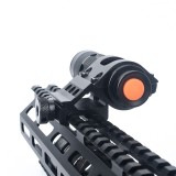 45° Offset Flashlight/Laser Mount 1" Black (ME04038 Metal)